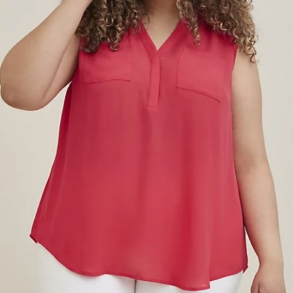 Torrid Magenta Harper Georgette size 1